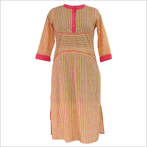 Handblock A Line Kurta