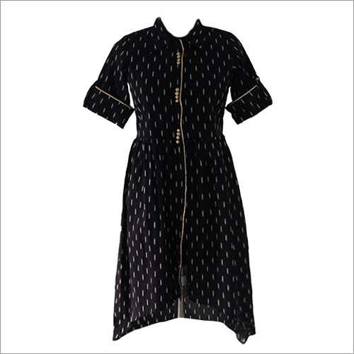 Cotton iket print kurti Cotton iket print kurti
