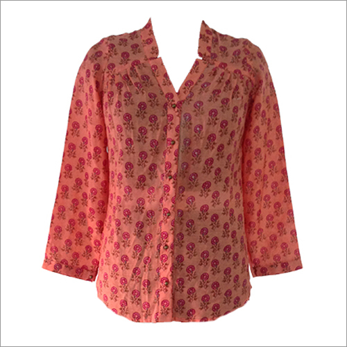 Chanderi Printed Top Chanderi Printed Top