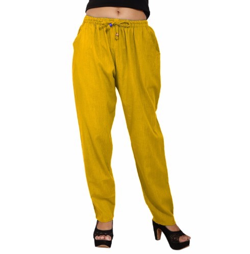 Mustered Cotton Plain Casual Wear Trouser