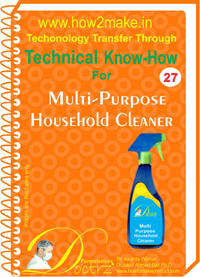E Books Multipurpose House Cleaner Technical Knowhow Report