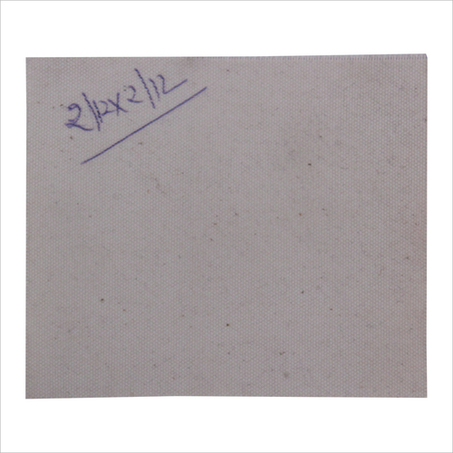 Cotton Grey Canvas Fabric - 2/12 x 2/12 Thread Count | Durable, Abrasion-Resistant, Colorfast, Versatile for Home and Wardrobe