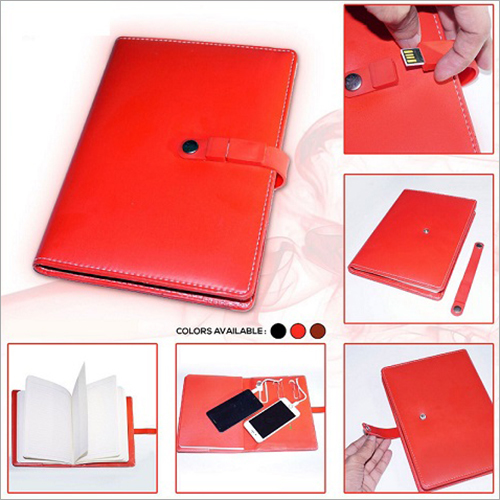 Note Book With Pen Drive And Power Bank
