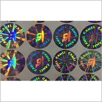 Flip Flop Hologram Sticker - Pet Material, Variable Size , Rainbow Color, Permanent Adhesive | 2d/3d Images, Dazzling Appeal, Unique Holograms, Security