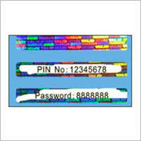 Scratch Off Hologram Label