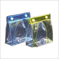 PVC Button Pouch