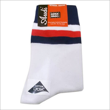 White School Socks