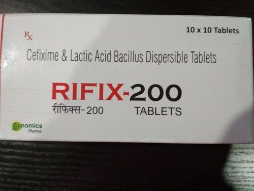 Cefixime & Lactic Acid Bacillus Dispersible Tablets General Medicines