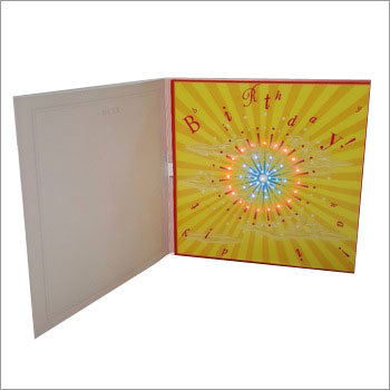 Fibre Optic Light and Music Greeting Cards