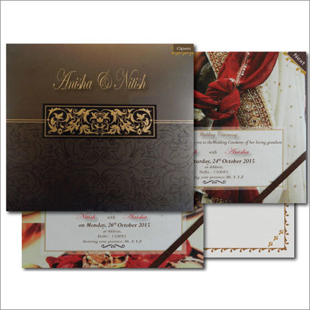 Animated Musical Wedding Card