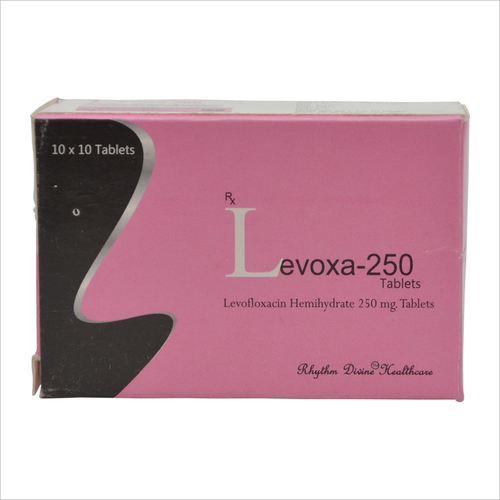 Levoxa 250 Tablets (Levofloxacin Hemyhydrate) Cas No: 138199-71-0