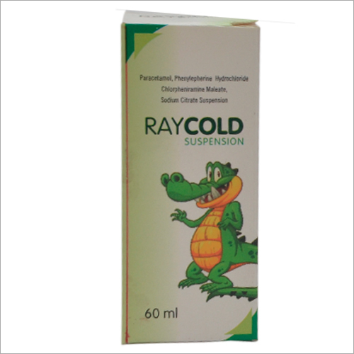 Raycold Suspension( Paracetamol+ Phenylepherine Hydrochloride+ Chlorpheniramine Maleate+ Sodium Citrate Suspension) Generic Drugs