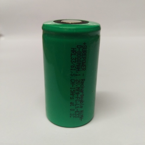 Surepower 1.2V, 8000mAH Ni-Mh Battery