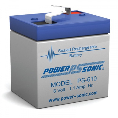 Powersonic 6V, 1AH Sealed Lead Acid Battery
