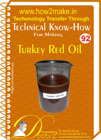 E Books Turkey Red Oil Technical Knowhow Report