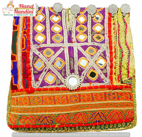 Multicolor Banjara Fabric Clutch Bag