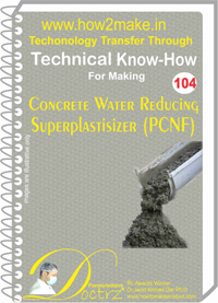 Construction Chemicals Technical Know-How Reports