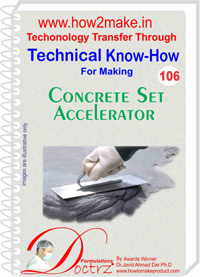 E Books Concrete Set Accelerator Technical Know-How Report
