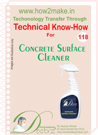 E Books Concrete Surface Cleaner Technical Know-How Report