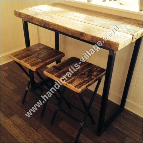 Canteen Metal Furniture With Wooden