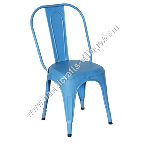 Sky Blue Metal Chair
