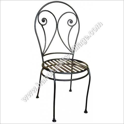 Outdoor Metal Chair Without Armrest