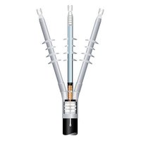 Cold Shrinkable Indoor Termination Kit - Silicone Rubber, Variable Dimensions, Black | Easy Installation, High Elasticity, Reliable Insulation, Weatherproof