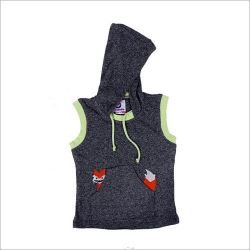 Kids Sleeveless Hoodie