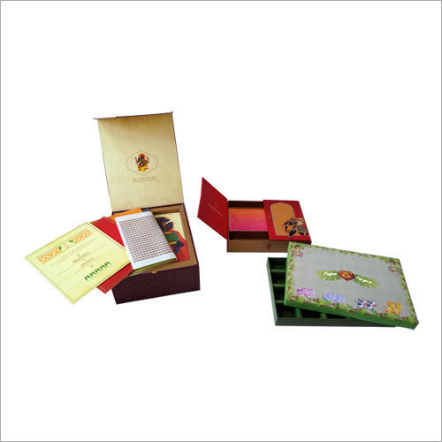 Paper Printed Wedding Card Packaging Box