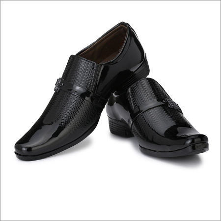 Double Core Moccasins Men Black Formal Shoes