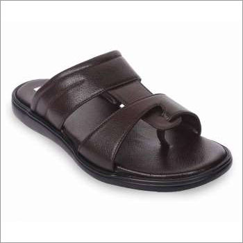 Black Men Brown Slippers