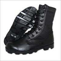 High Ankle Leather Military Boot