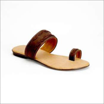 Brown Women Fancy Slippers