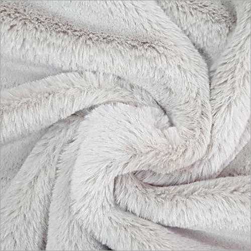 White Fur Fabric By SRK FABRICS