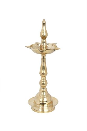 Hazel Brass Fancy Kerela Samay Diya Oil Diwali Puja Lamp