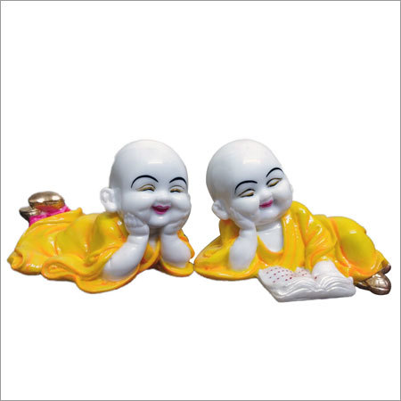 Marble Laughing Baby Buddha Statue