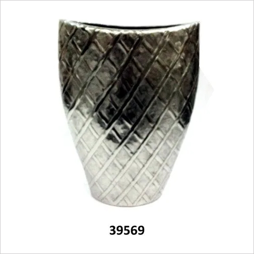 Aluminium Embossed Vase