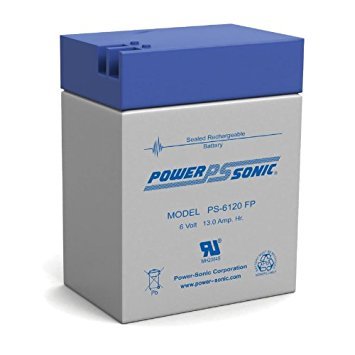 Powersonic 6V, 12AH Sealed Lead Acid Battery