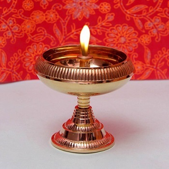 Frestol Kerala Multicolour Brass Durable Diya