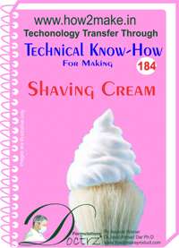 E Books Shaving Cream Technical Know-How Report