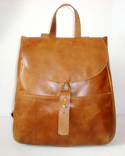 Handmade Brown Leather Vintage Style