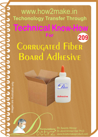 Carrogated Fiber Board Adhesive Technical Know-How Report