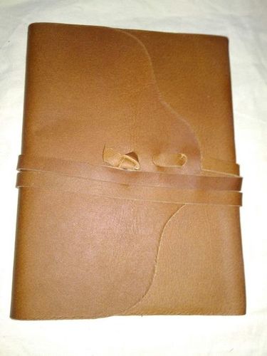 Large Vintage Leather Journal Diary