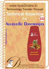 Herbal Products Technical Know-How Reports