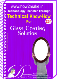 E Books Glass Coating Solution Technical Know-How Report