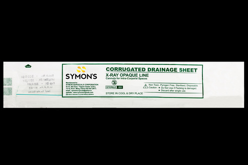 Corrugated Drainage Sheet By SYMON SURGICALS CORPORATION