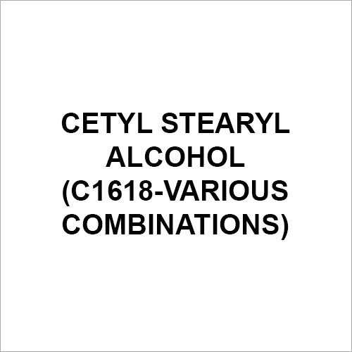 Cetyl Stearyl Alcohol