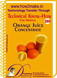 Orange Juice Concentrate Technical Know-How Report