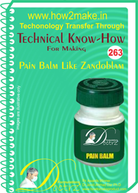 Herbal Medicine Technical Know-How Reports