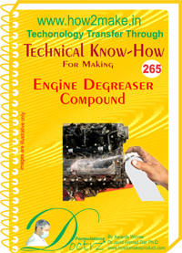 Engine Degreaser Compound - Technical Know-How eReport | Instant Download, Easy to Understand, Comprehensive Manufacturing Guide
